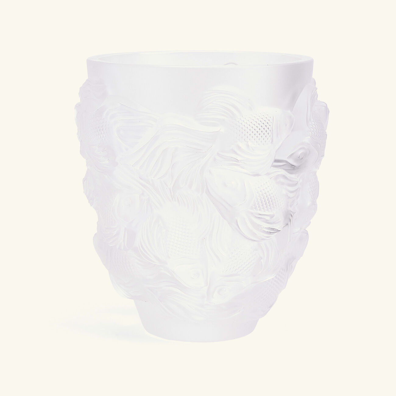 lalique rosetail vase small clear