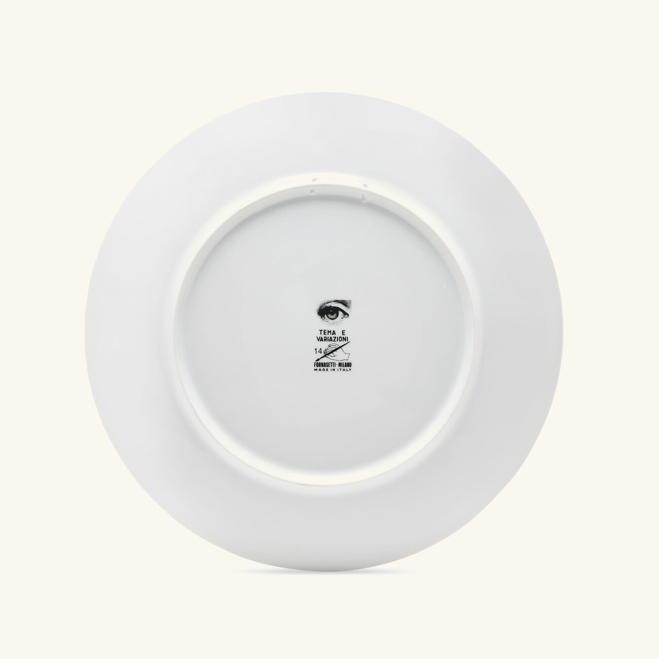 fornasetti tema e variazioni no 14 wall plate white