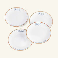 ralph lauren home ralph s paris canape plate round white set of 4