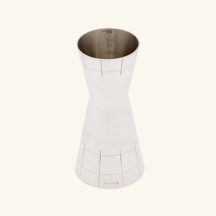 christofle graphik jigger silver plated