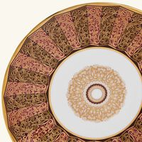 bernardaud eventail dinner plate round gold 21cm