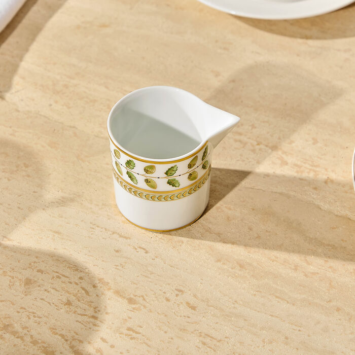 bernardaud constance milk pitcher green
