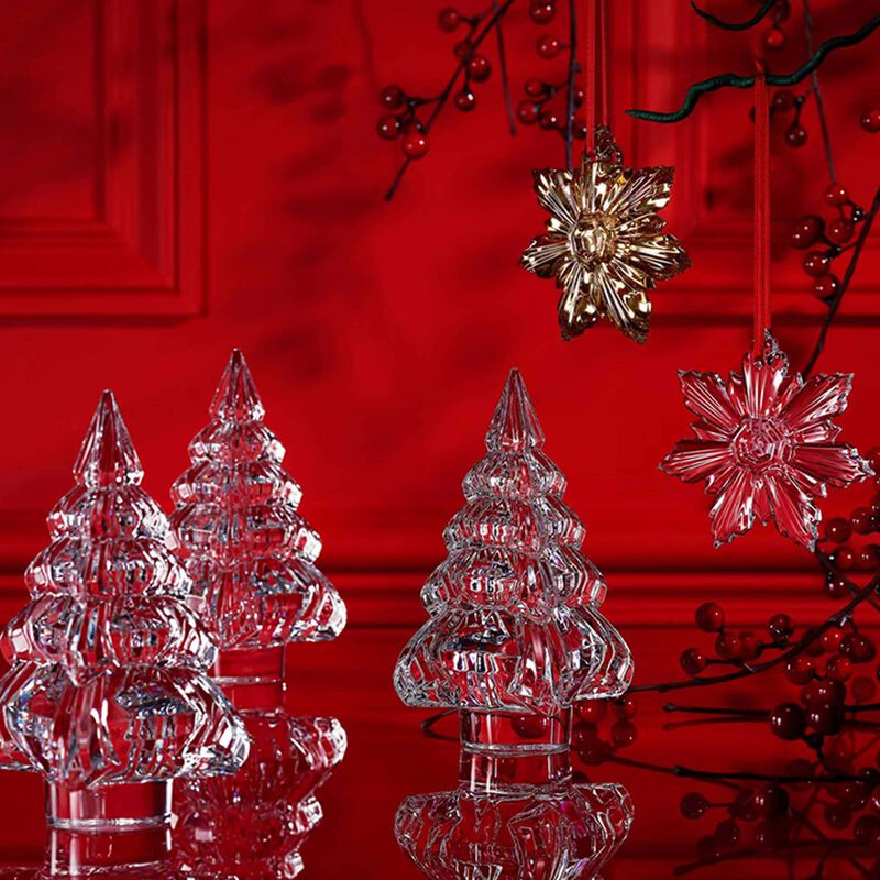 baccarat noel fir 2026 figurine mini clear