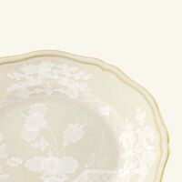 ginori 1763 oriente italiano mergina bread plate round beige 17cm