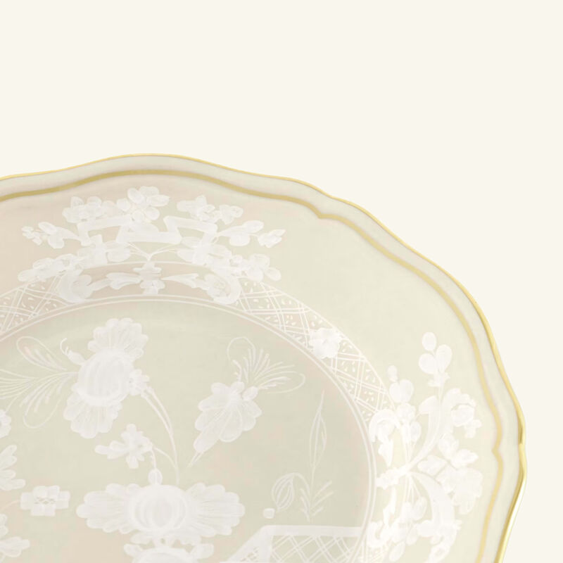 ginori 1763 oriente italiano mergina bread plate round beige 17cm