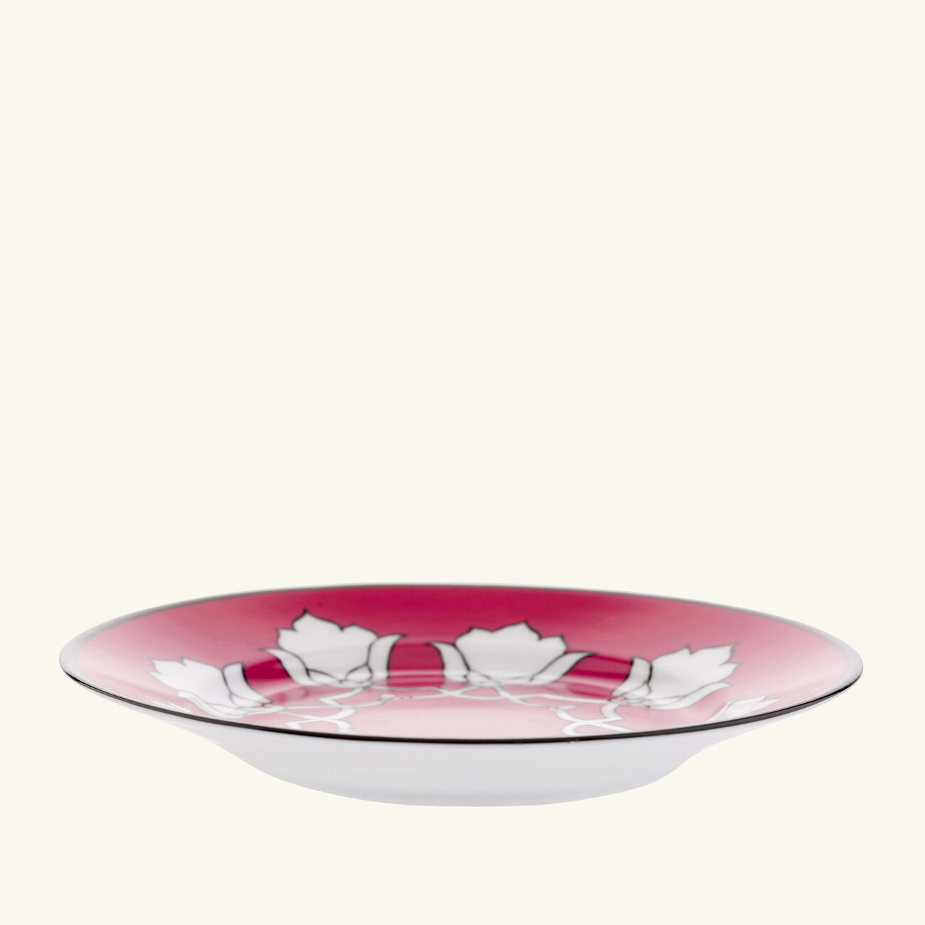 pinto paris jaipur bread plate round pink 15cm