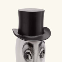 fornasetti smilzo moustache vase medium white