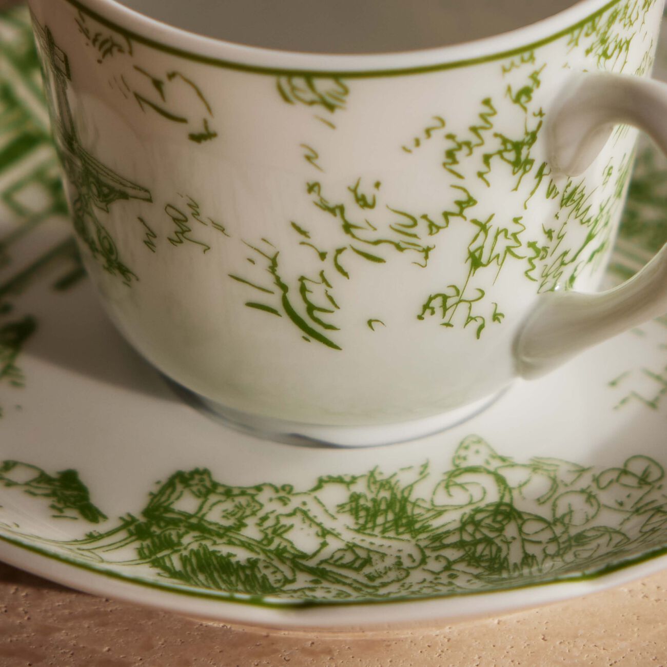 bernardaud tout paris espresso cup green