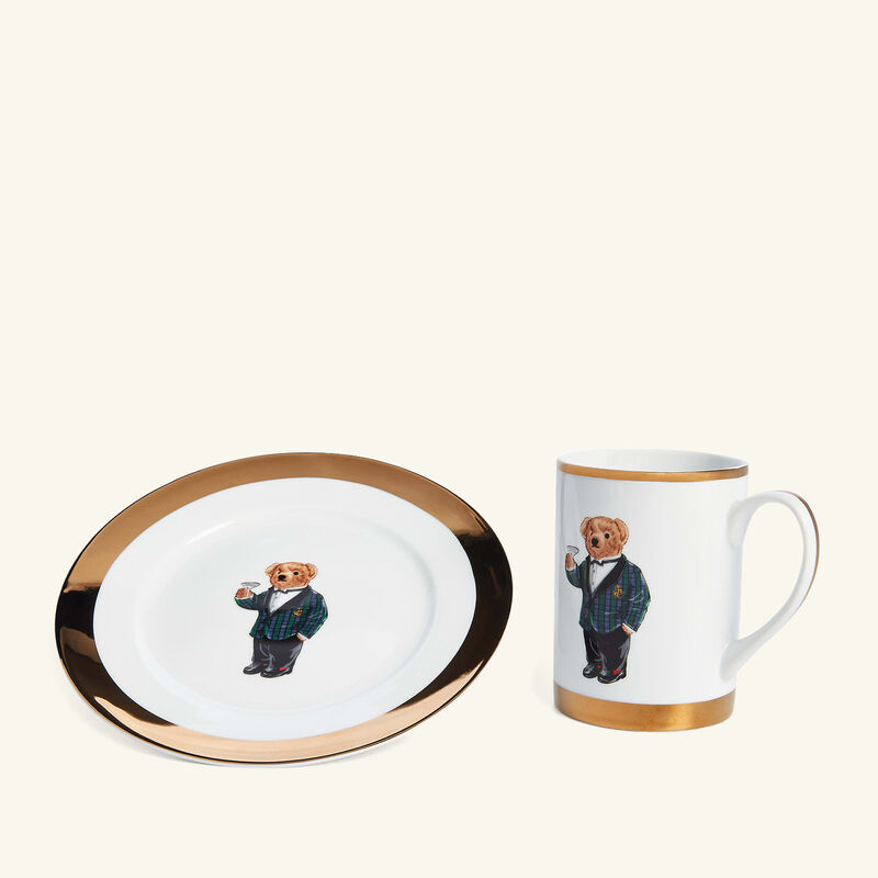 رالف لورين هوم طقم تومبسون المؤلف من 4 أطباق للحلويات