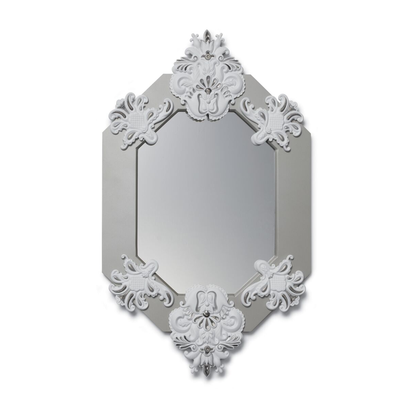 Eight Sided Wall Mirror, large