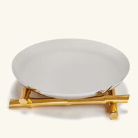 Bamboo Serving Platter Oval Stainless Steel l objet bamboo serving platter oval stainless steel