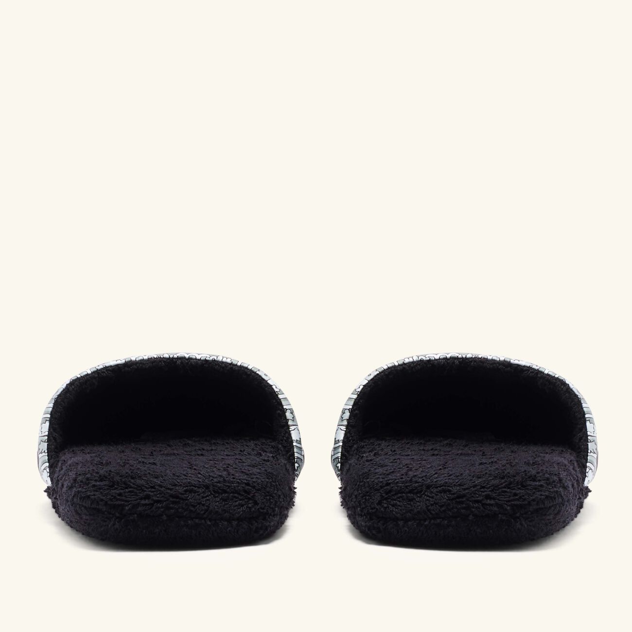 versace i love baroque slippers black