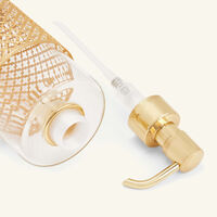 villari firenze soap dispenser gold