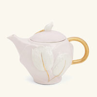 villari tulip coffee pot pink