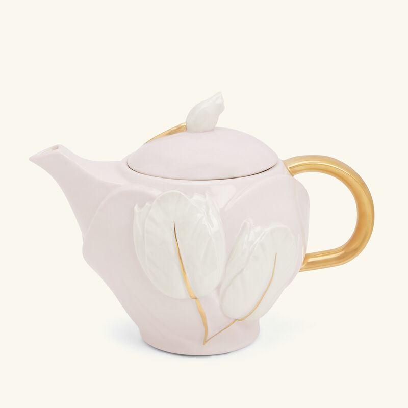 villari tulip coffee pot pink