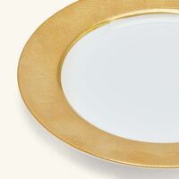 bernardaud sauvage blanc salad plate round gold 21cm