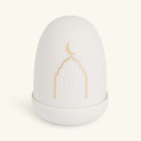 مصباح ضياء على شكل قبة باللون البني لادرو مصباح ضياء على شكل قبة باللون البني