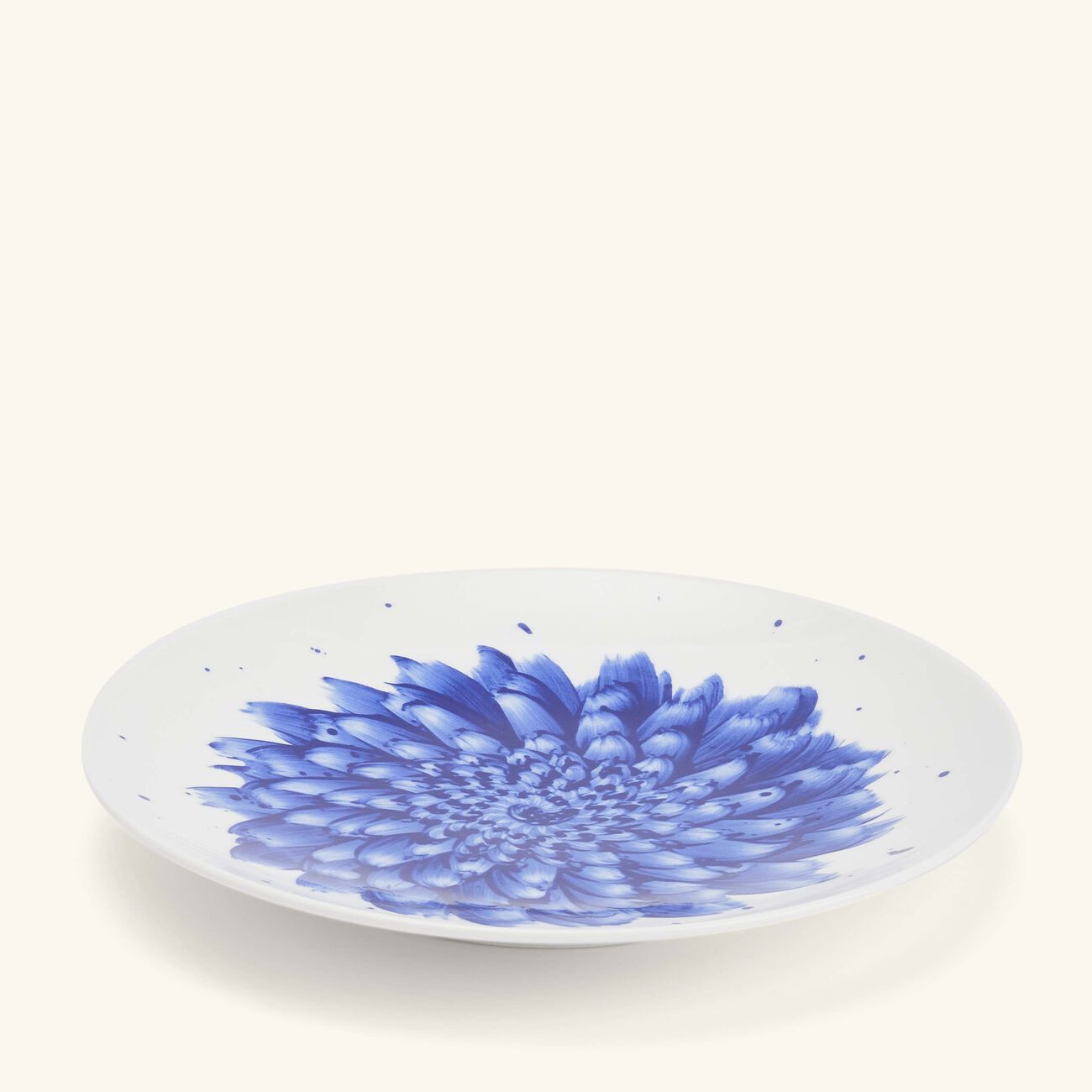 In Bloom Salad Plate Coupe Blue 22cm bernardaud in bloom salad plate coupe blue 22cm