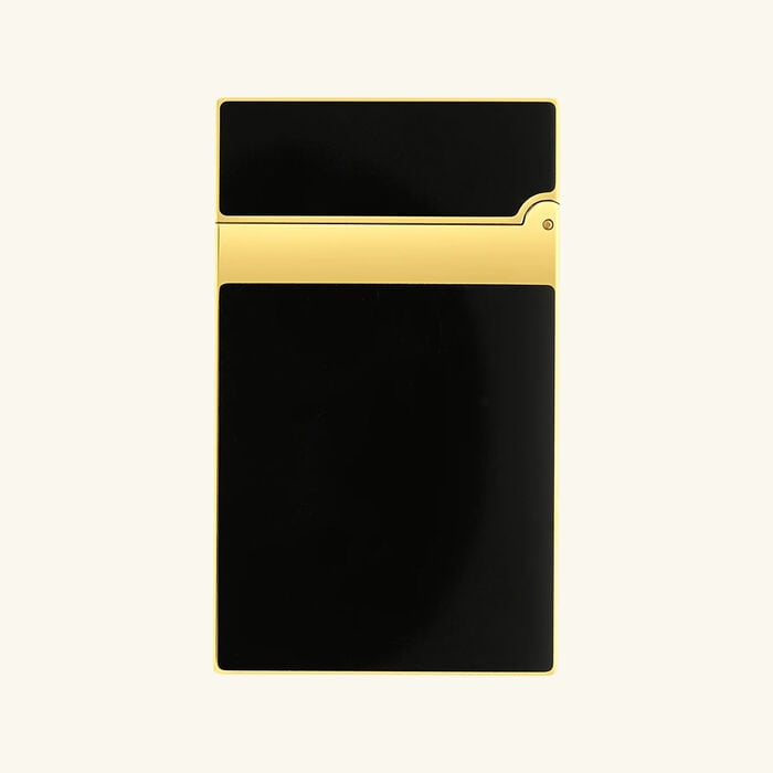 s t  dupont paris is renowned for luxury lighters  collectible pens  perfumes  and premium accessories  founded in 1872  s t  dupont blends innovation with timeless elegance  featuring the iconic diamond head pattern and exceptional french craftsmanship in every handcrafted piece ولّاعة لين 2 مطلية باللون الأسود