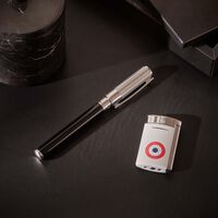 st dupont d initial rollerball pen black