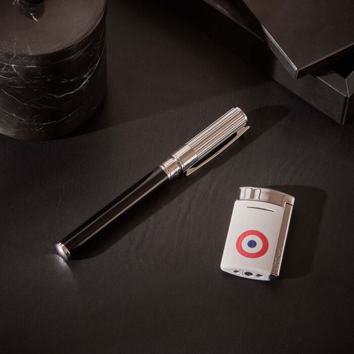 st dupont d initial rollerball pen black