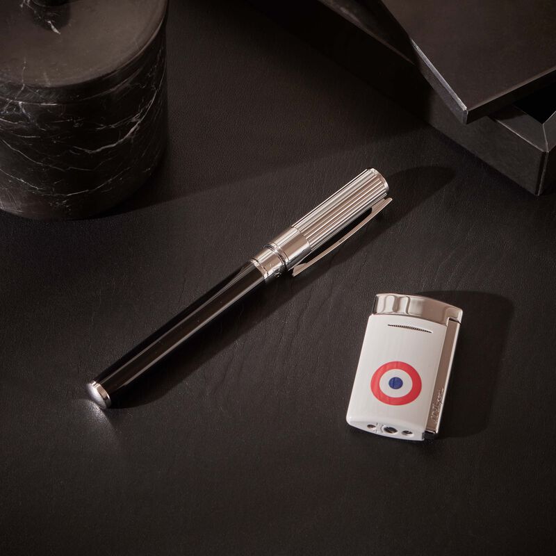 st dupont d initial rollerball pen black