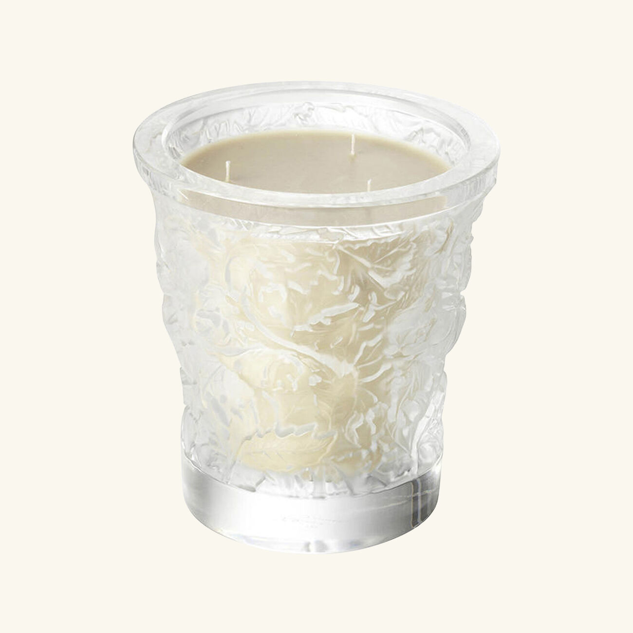 lalique forest candle vase