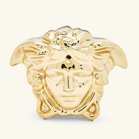 versace medusa grande vase small gold
