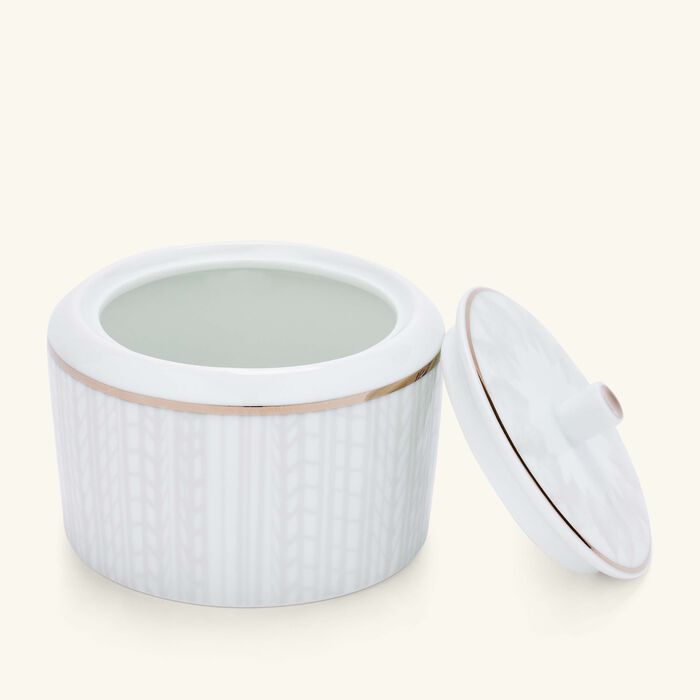 bernardaud silva sugar bowl white