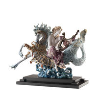 Arion On A Seahorse Sculpture, small