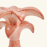 les ottomans palm trees candle holder small pink