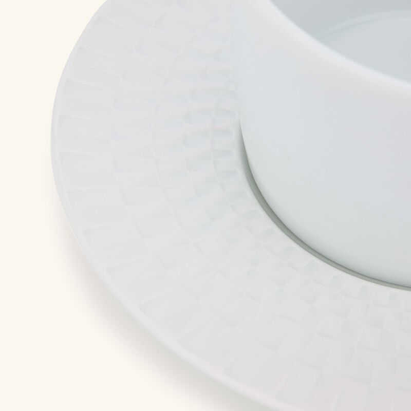 Twist Tea Cup & Saucer White bernardaud twist tea cup saucer white