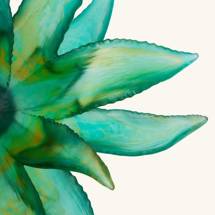 دوم قطعة ديكور مركزية كاكتوس خضراء محدودة الإصدار