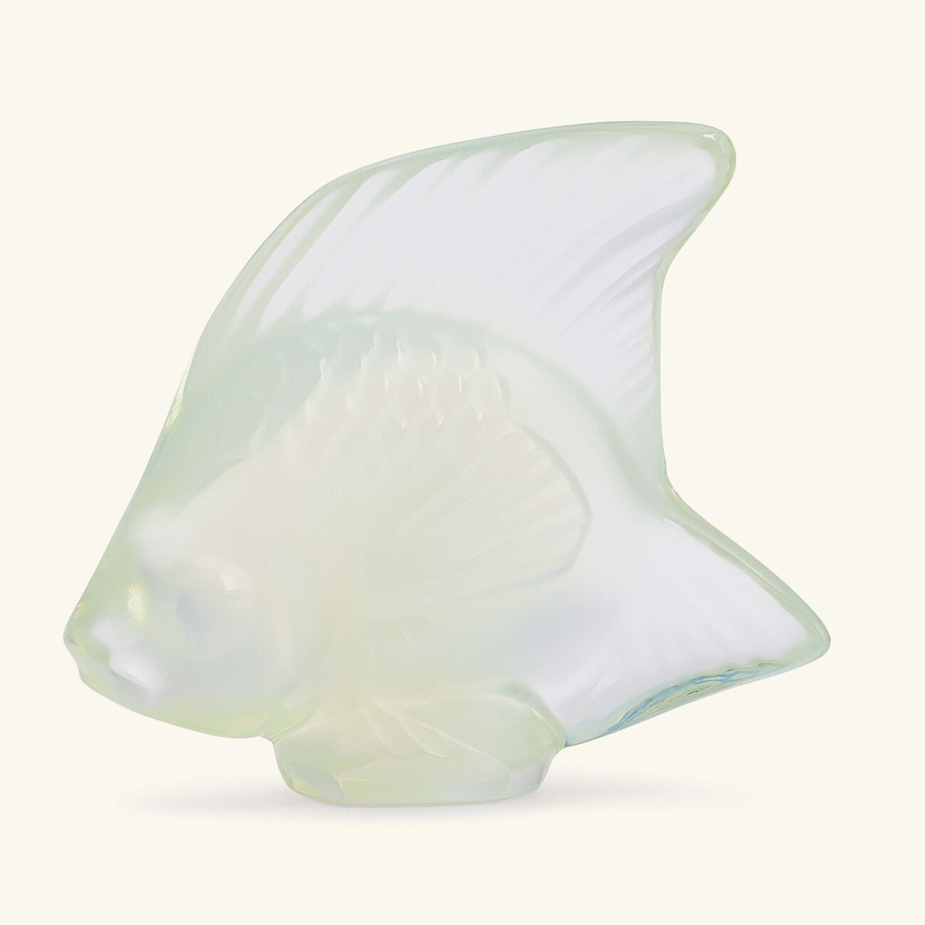 lalique fish figurine mini opalescent