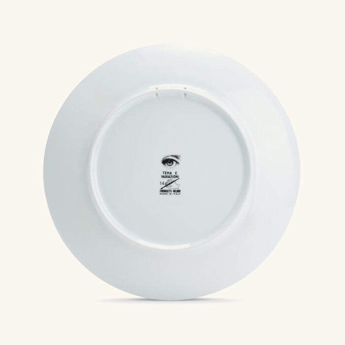fornasetti tema e variazioni no 14 wall plate grey