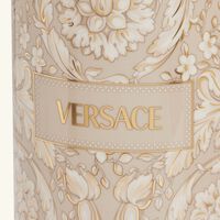 versace barocco beige vase round large
