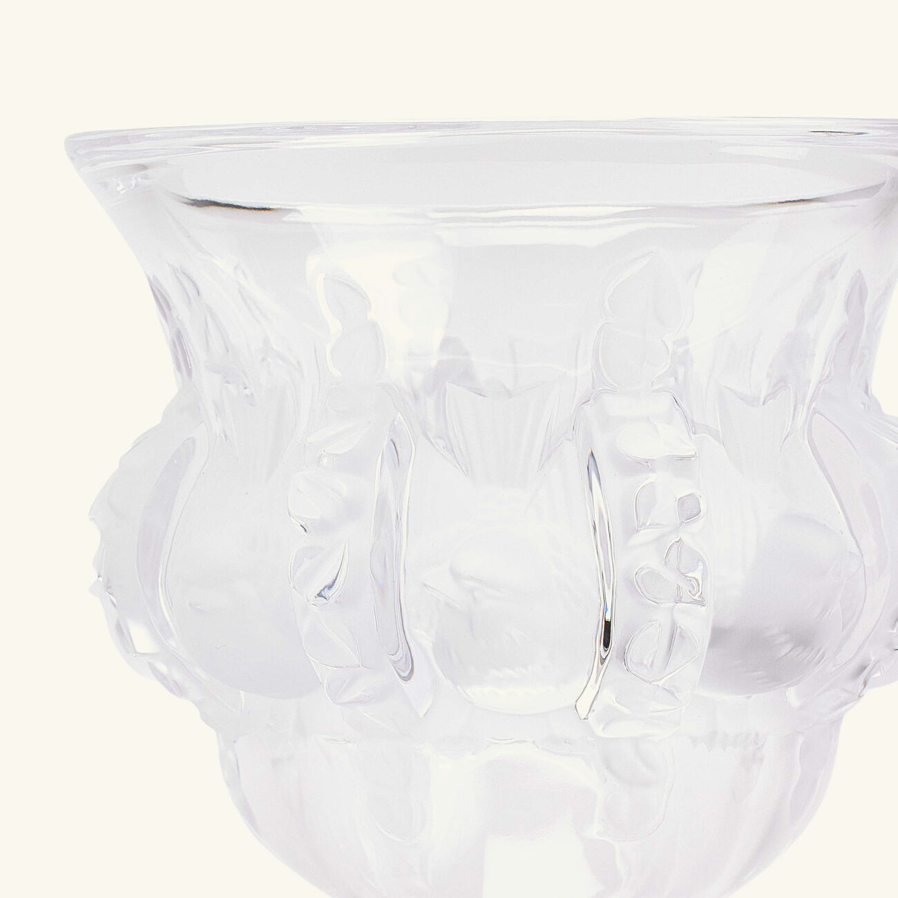 lalique dampierre vase mini clear