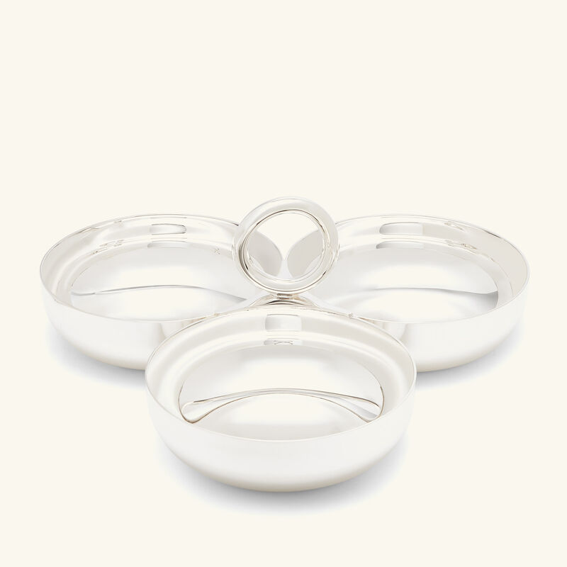 christofle vertigo serving bowl silver plated 11cm