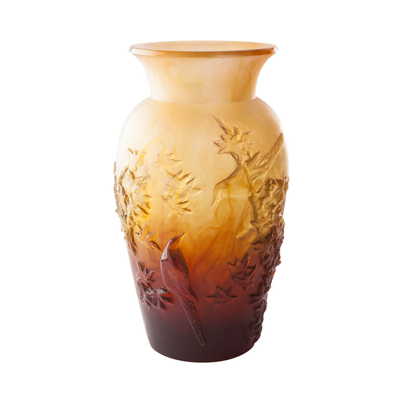 Amber Autumn Vase, large