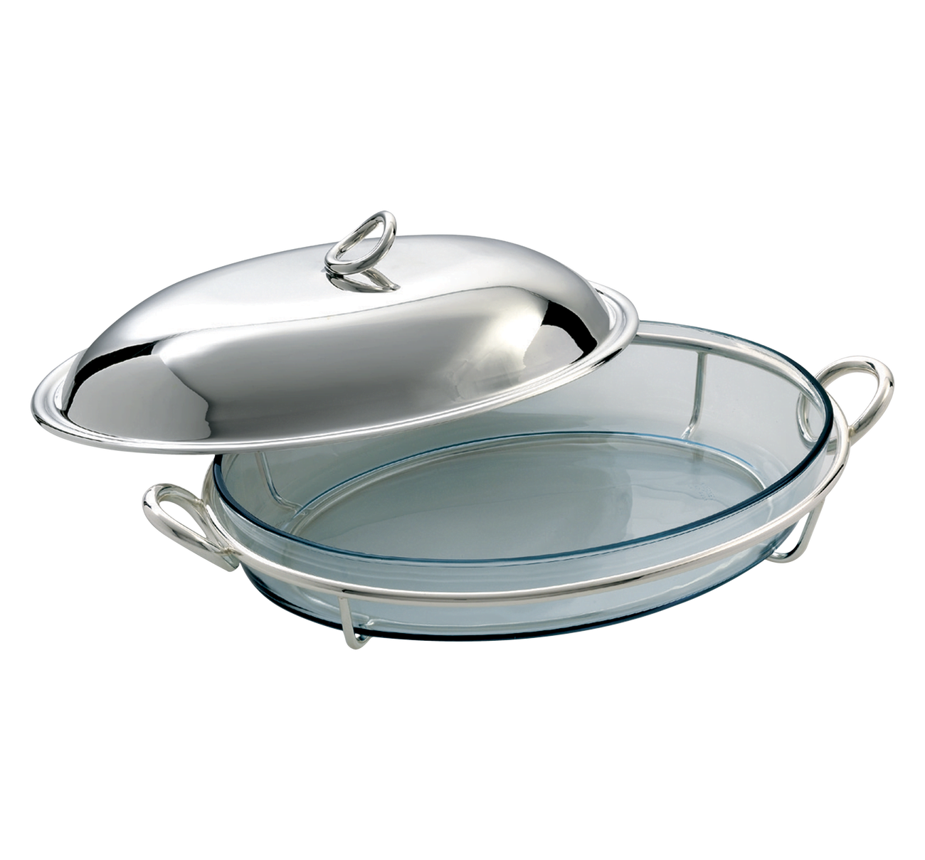 christofle vertigo baking dish oval silver plated 35cm