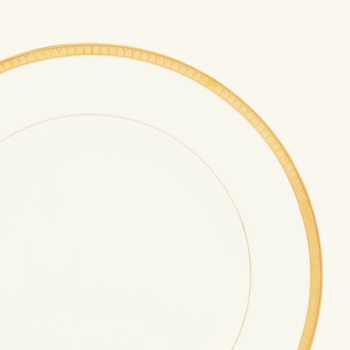christofle malmaison dinner plate round gold 26cm