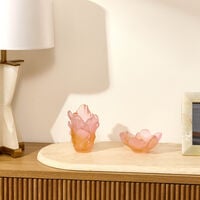 Tulipe Vase Amber Pink Small Limited Edition daum tulipe vase amber pink small limited edition
