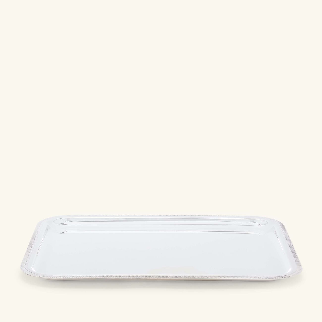 christofle malmaison serving tray rectangular medium silver plated