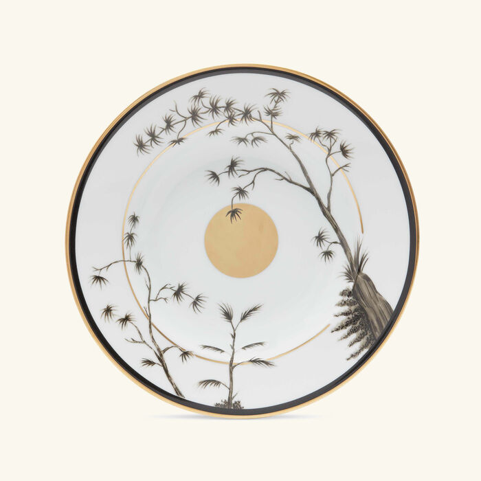 pinto paris vieux kyoto soup plate black 22cm