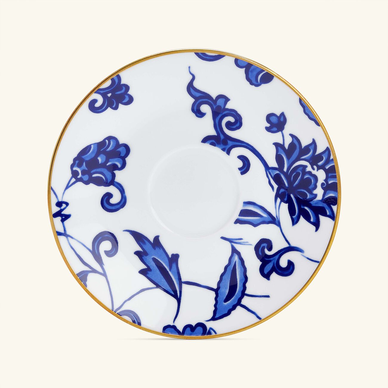 bernardaud prince bleu tea cup saucer blue