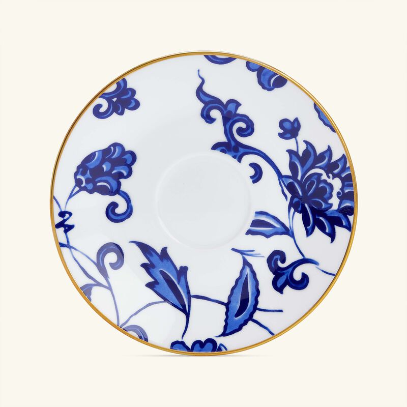 bernardaud prince bleu tea cup saucer blue