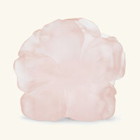 daum camellia flower figurine mini pink