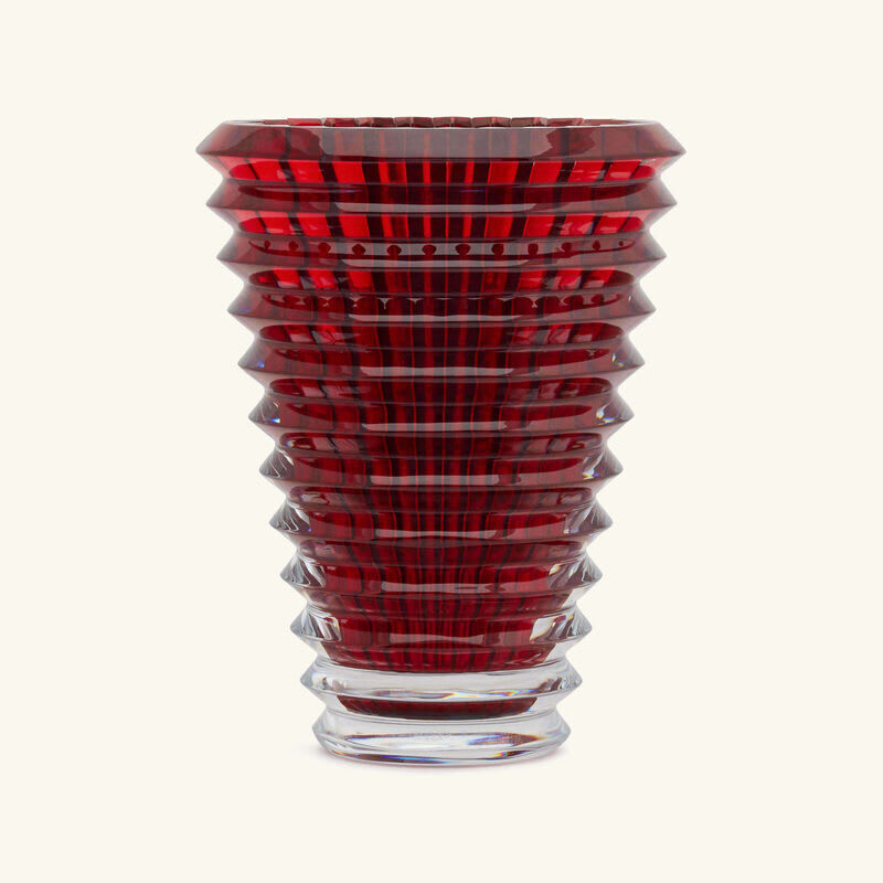 مزهرية آي دائرية صغيرة حمراء large