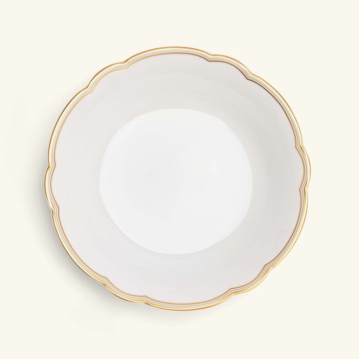 bernardaud pompadour serving bowl gold 24cm