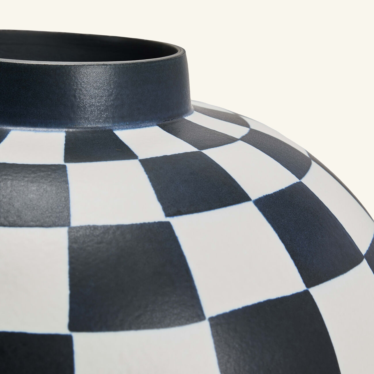 Damier Vase Large White l objet damier vase large white